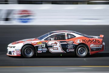 LOUDON, NH - SEPTEMBER 20: NAME, driver of the ### SPONSOR Chevrolet / Dodge / Ford ACTION during the Visit New Hampshire 100 of the NASCAR Pinty's Series at New Hampshire Motor Speedway in Loudon, NH. (Photo by Matthew Manor for NASCAR)