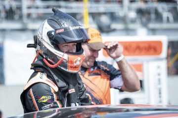 TROIS-RIVIERES, QC - AUGUST 11: NAME, driver of the ### SPONSOR Chevrolet / Dodge / Ford ACTION during the Les 50 Tours Hotel Le Concorde of the NASCAR Pinty's Series at Circuit Trois-Rivieres in Trois-Rivieres, QC. (Photo by Matthew Manor for NASCAR)