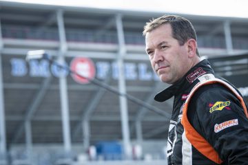 TORONTO, ON - JULY 12: NAME, driver of the ### SPONSOR Chevrolet / Dodge / Ford ACTION during the Pinty’s Grand Prix of the NASCAR Pinty's Series at Toronto Honda Indy in Toronto, ON. (Photo by Matthew Manor for NASCAR)