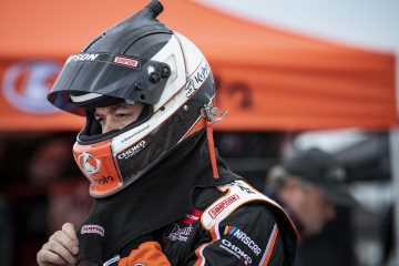 HAGERSVILLE, ON - JUNE 1: NAME, driver of the ### SPONSOR Chevrolet / Dodge / Ford ACTION during the APC 200 of the NASCAR Pinty's Series at Jukasa Motor Speedway in Hagersville, ON. (Photo by Matthew Manor for NASCAR)